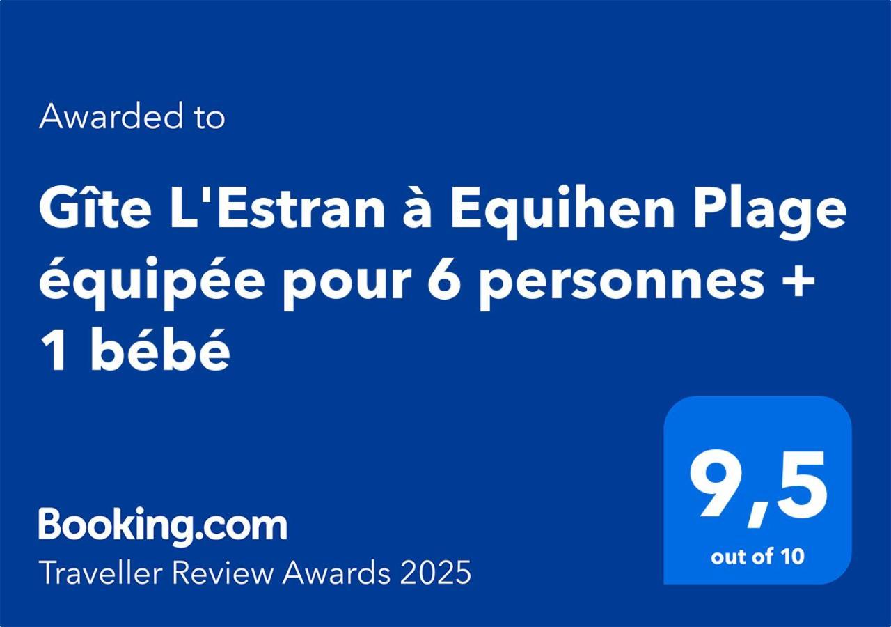Gite L'Estran A Equihen Plage Equipee Pour 6 Personnes + 1 Bebe Esterno foto